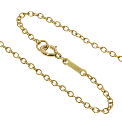 TIFFANY&Co. ティファニー オープンハート ミディアム ロング ネックレス K18YG レディース 中古