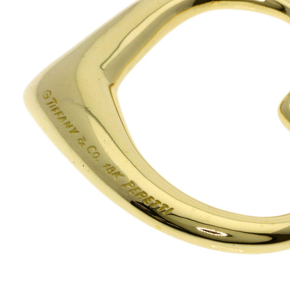 TIFFANY&Co. ティファニー オープンハート ミディアム ロング ネックレス K18YG レディース 中古