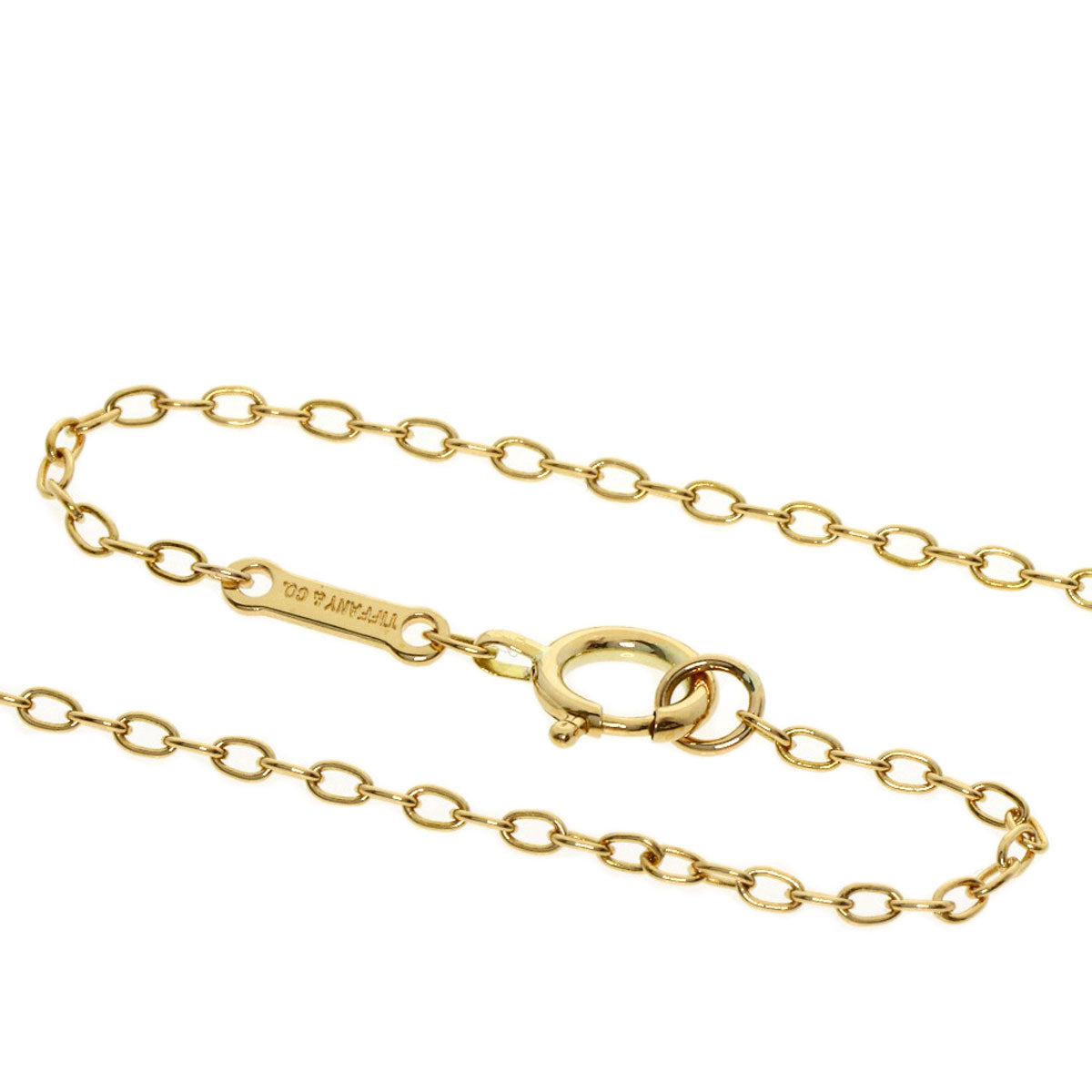 TIFFANY&Co. ティファニー イニシャル K ミディアム ネックレス K18YG レディース 中古