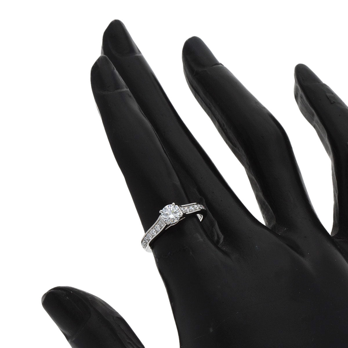 CARTIER カルティエ ソリテール ダイヤモンド #48 リング・指輪 PT950 レディース 中古