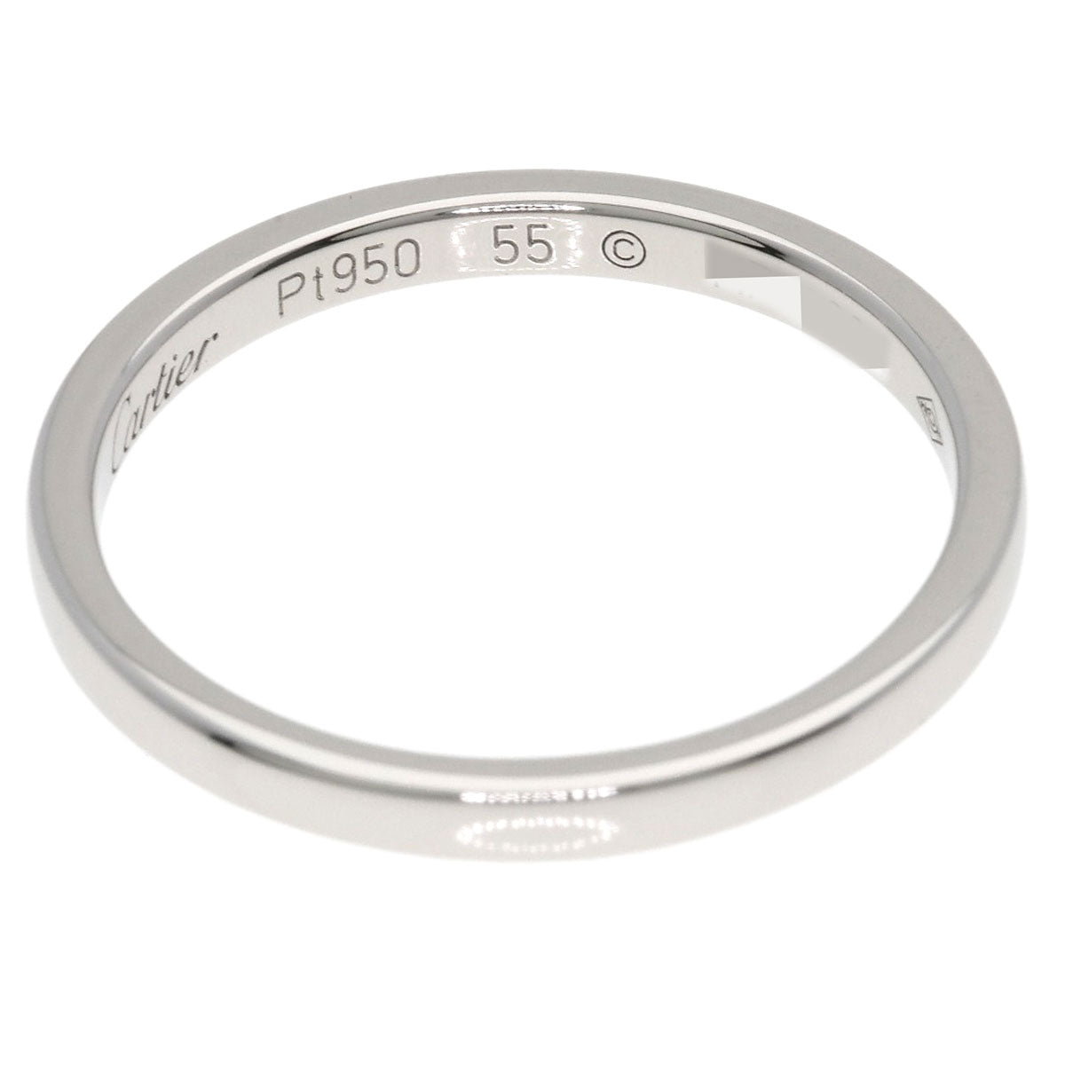 CARTIER カルティエ ウェディング #55 リング・指輪 PT950 レディース 中古