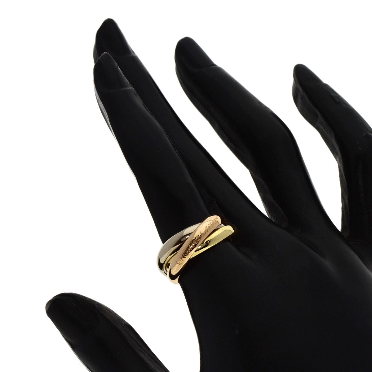 CARTIER カルティエ トリニティ #52 リング・指輪 K18YG レディース 中古