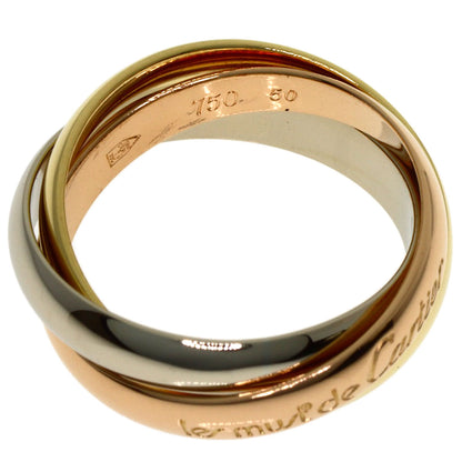 CARTIER カルティエ トリニティ #50 リング・指輪 K18YG レディース 中古