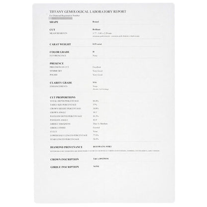 ティファニー ドッツ ソリティア ダイヤモンド リング・指輪 中古 商品画像9