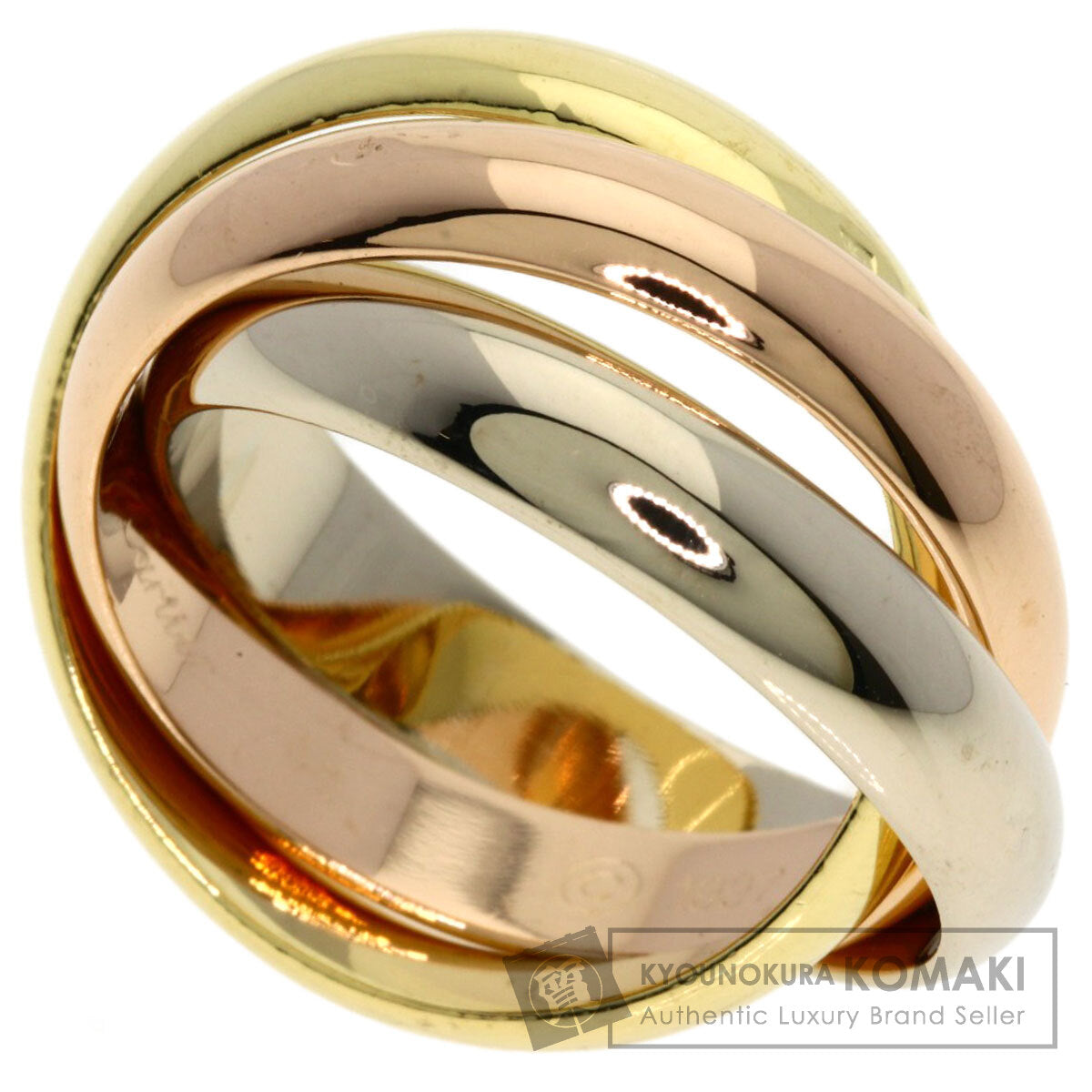 カルティエ トリニティ MM #48 リング・指輪 中古 商品画像1