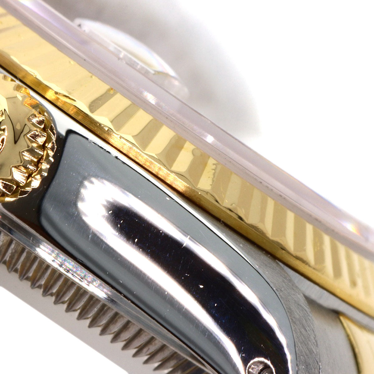 ROLEX ロレックス 69173G デイトジャスト 10P ダイヤモンド 腕時計 SS レディース 中古