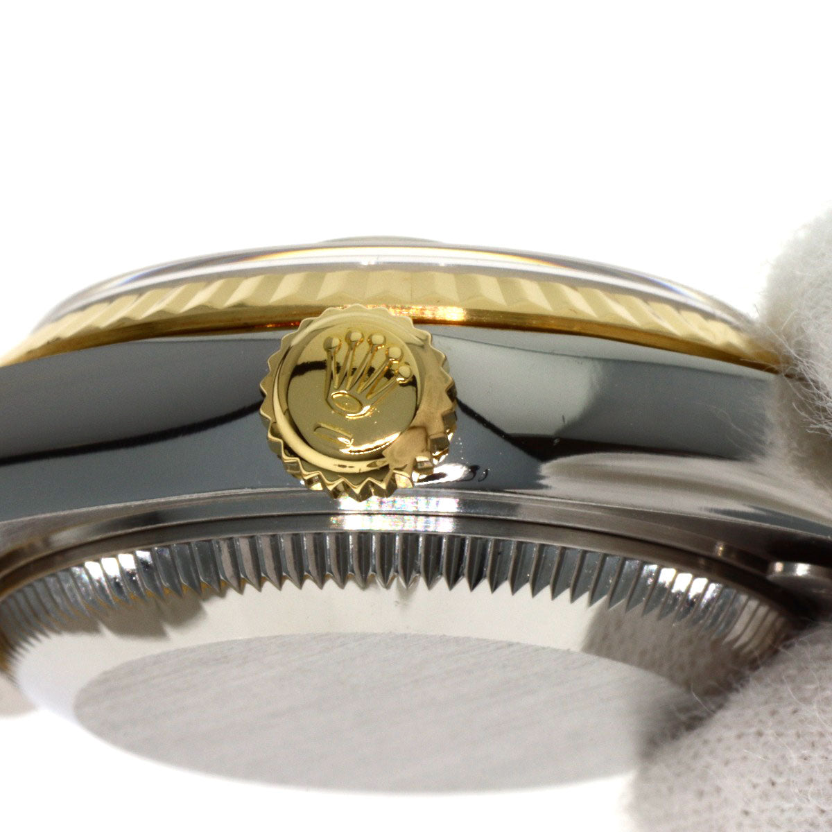 ROLEX ロレックス 79173G デイトジャスト 10P ダイヤモンド 腕時計 SS レディース 中古