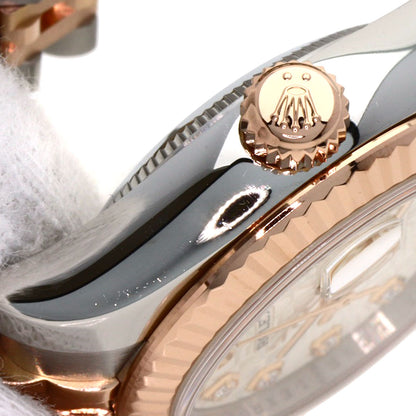 ROLEX ロレックス 179171G デイトジャスト 10P ダイヤモンド 腕時計 SS レディース 中古
