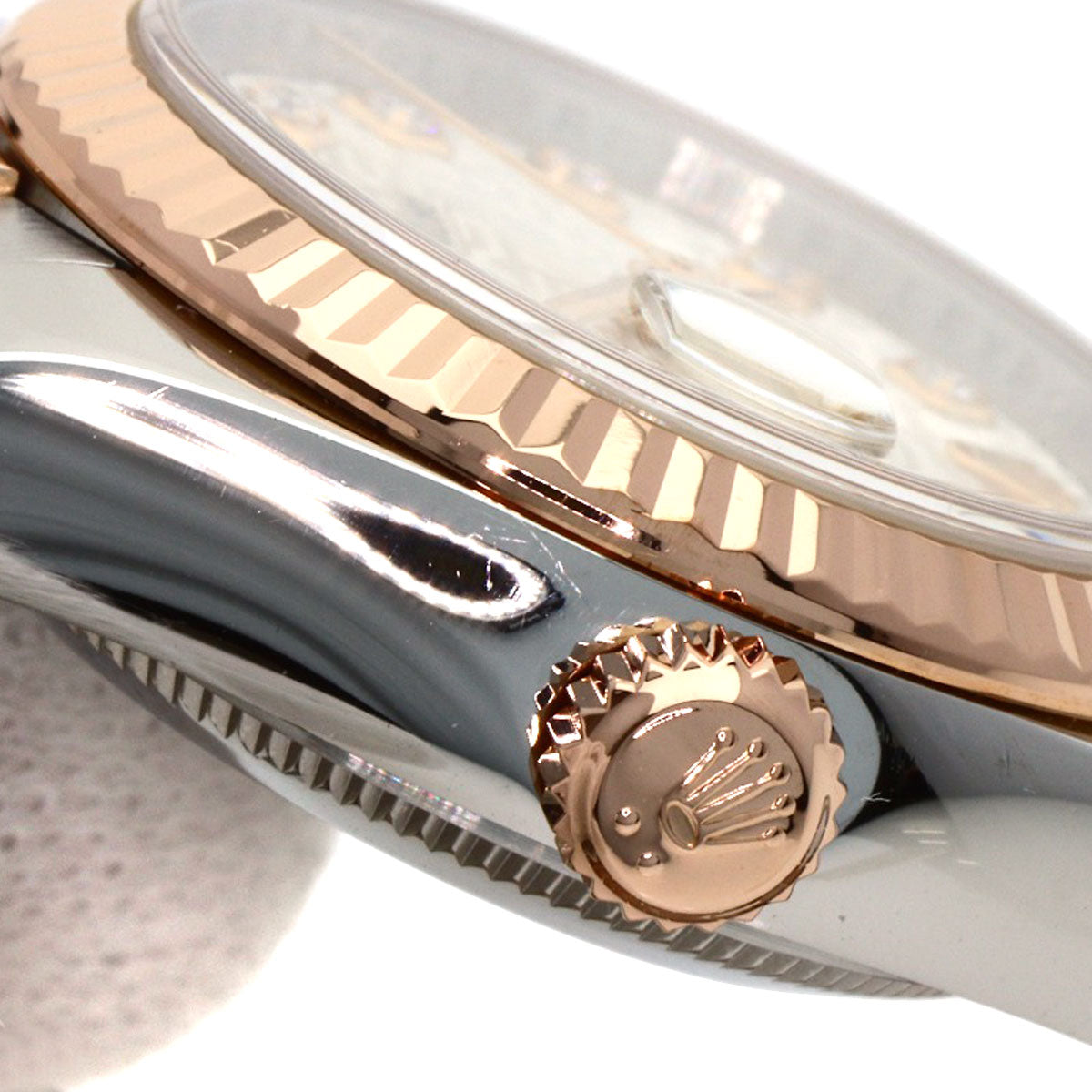 ROLEX ロレックス 179171G デイトジャスト 10P ダイヤモンド 腕時計 SS レディース 中古