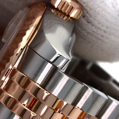 ROLEX ロレックス 179171G デイトジャスト 10P ダイヤモンド 腕時計 SS レディース 中古