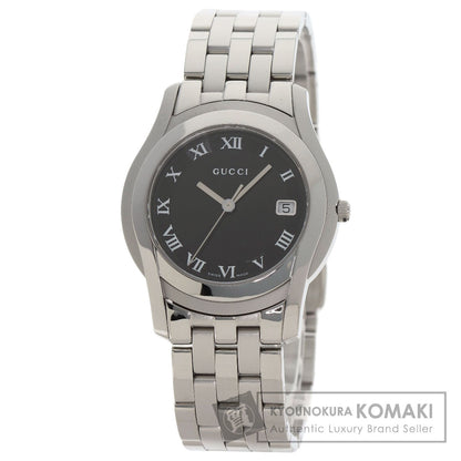 GUCCI グッチ 5500M ラウンドフェイス 腕時計 SS メンズ 中古