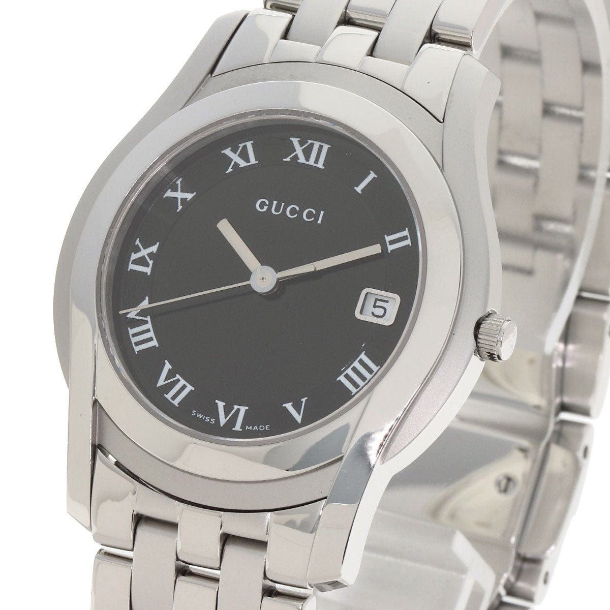 グッチ 5500M ラウンドフェイス 腕時計 中古 商品画像4