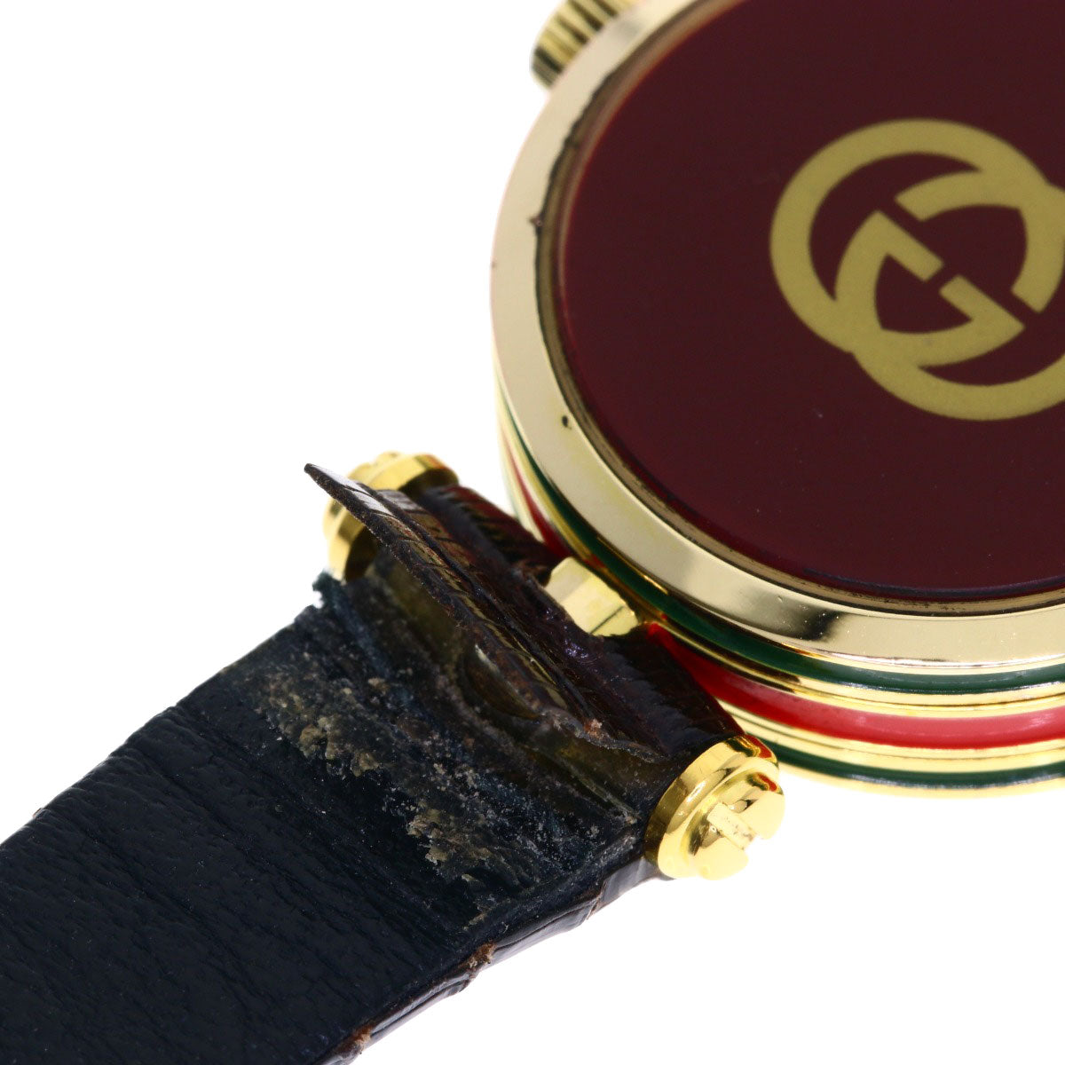 GUCCI グッチ シェリーライン 腕時計 GP レディース 中古