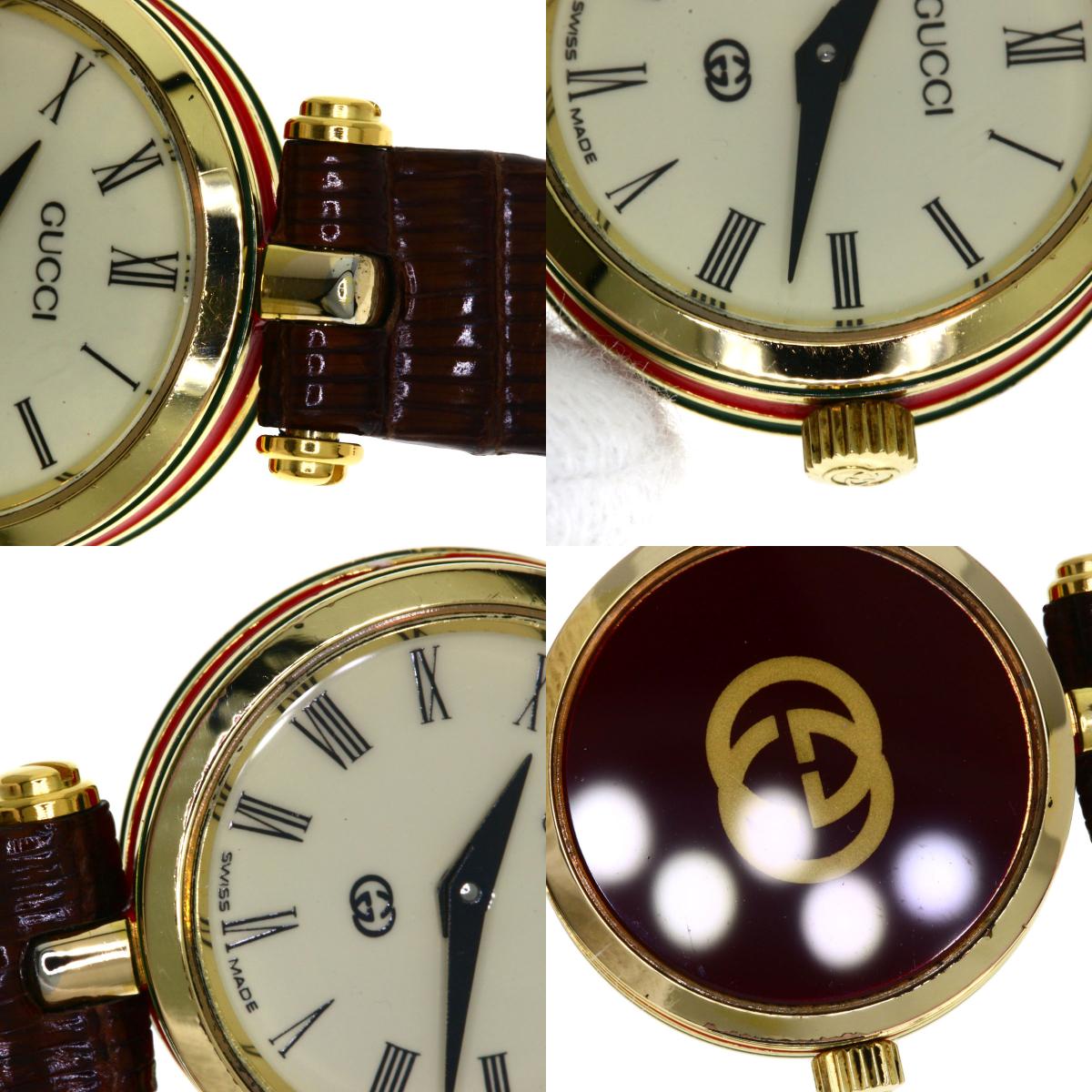 GUCCI グッチ シェリーライン 腕時計 GP レディース 中古