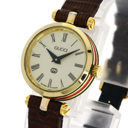 GUCCI グッチ シェリーライン 腕時計 GP レディース 中古