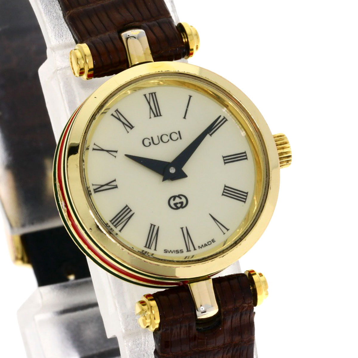 GUCCI グッチ シェリーライン 腕時計 GP レディース 中古