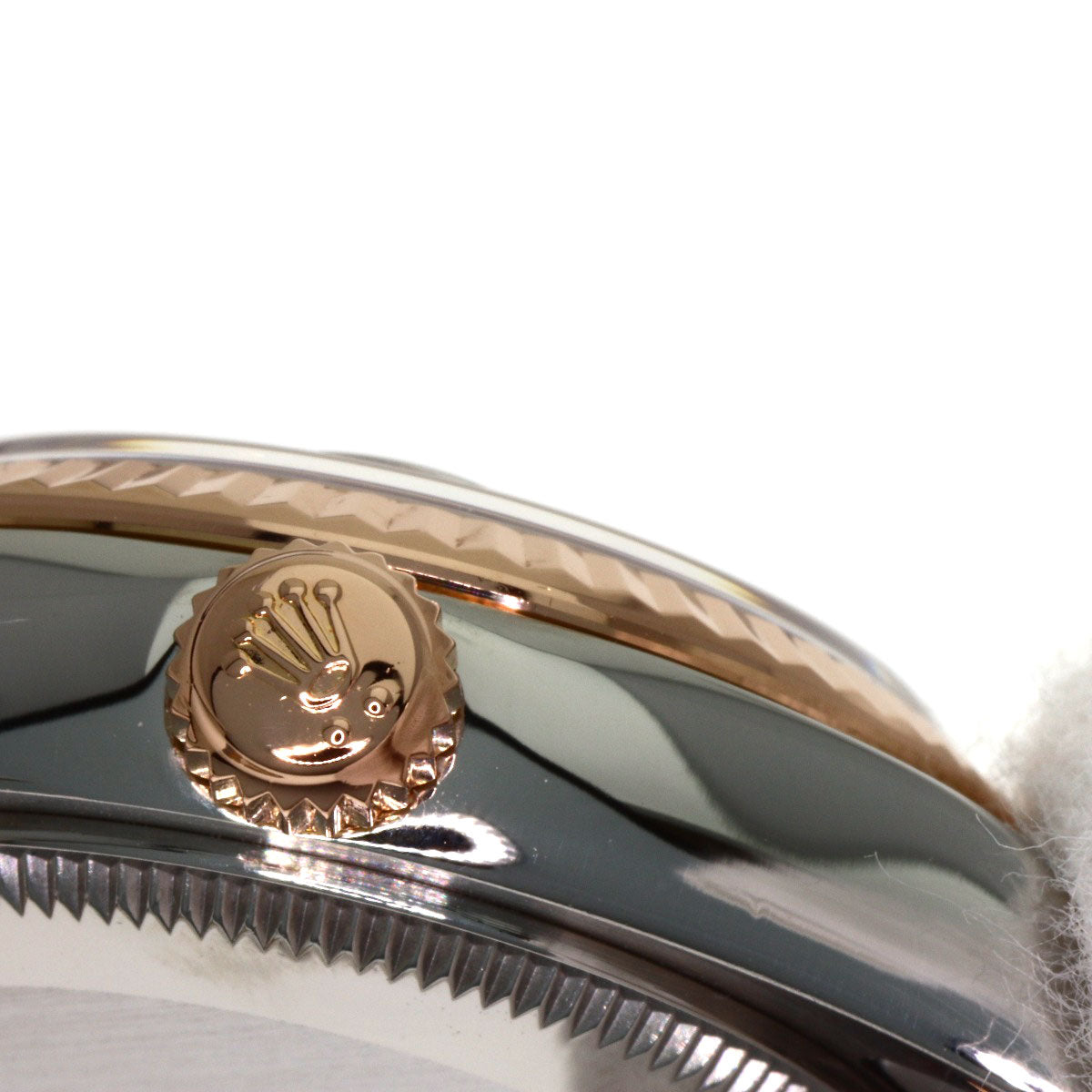 ROLEX ロレックス 179171G デイトジャスト 10P ダイヤモンド 腕時計 SS レディース 中古