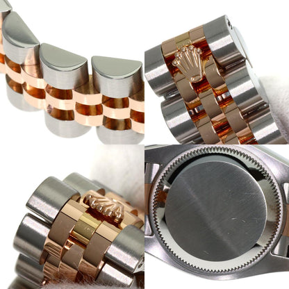 ROLEX ロレックス 179171G デイトジャスト 10P ダイヤモンド 腕時計 SS レディース 中古