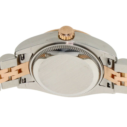 ROLEX ロレックス 179171G デイトジャスト 10P ダイヤモンド 腕時計 SS レディース 中古