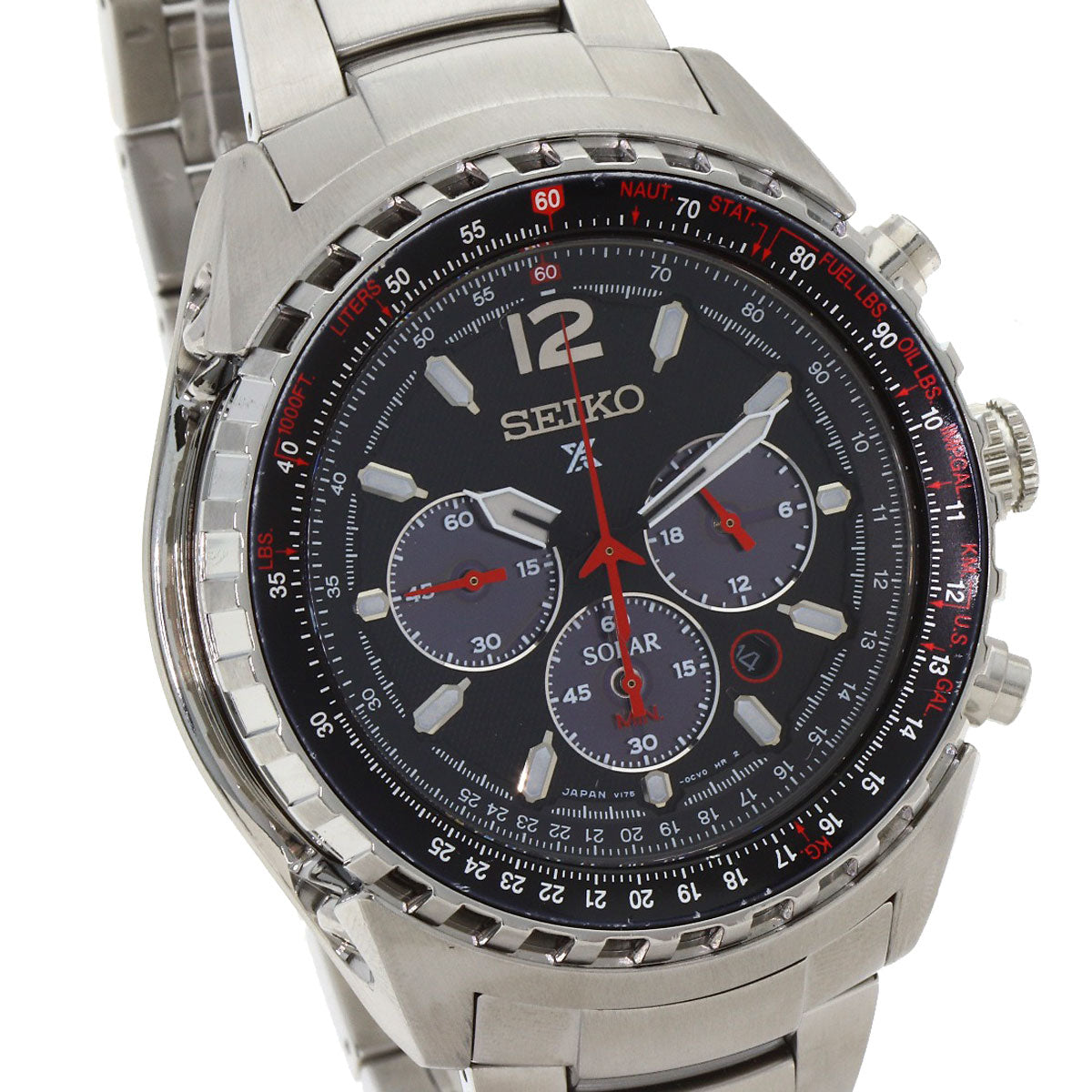 SEIKO セイコー SBDL025 プロスペックス スカイ プロフェッションナル 腕時計 SS メンズ 中古