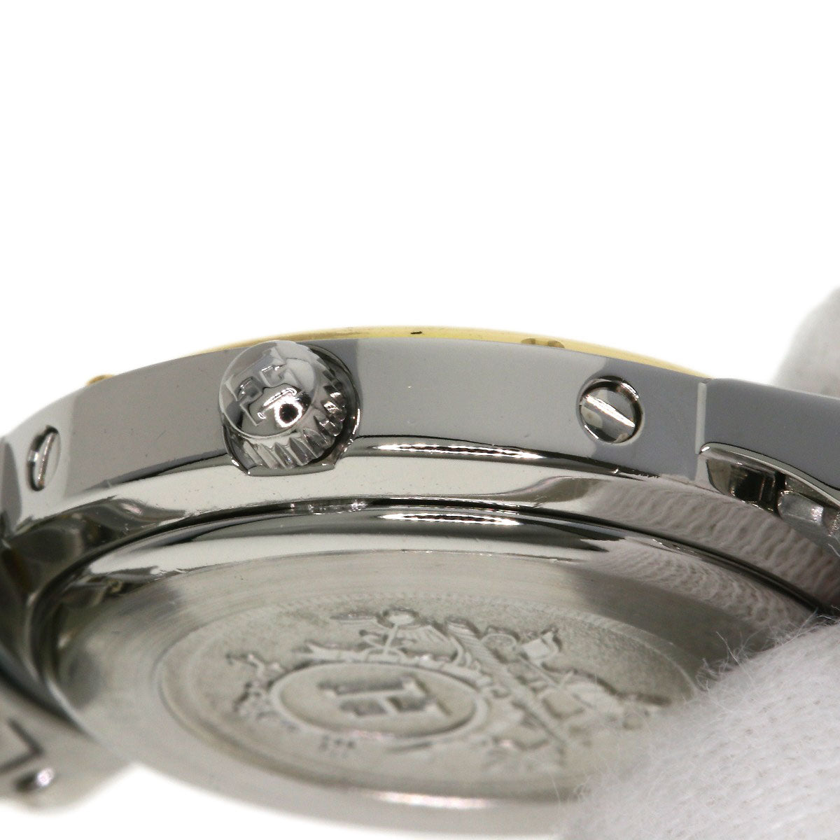 HERMES エルメス CL4.220 クリッパー 腕時計 SS レディース 中古