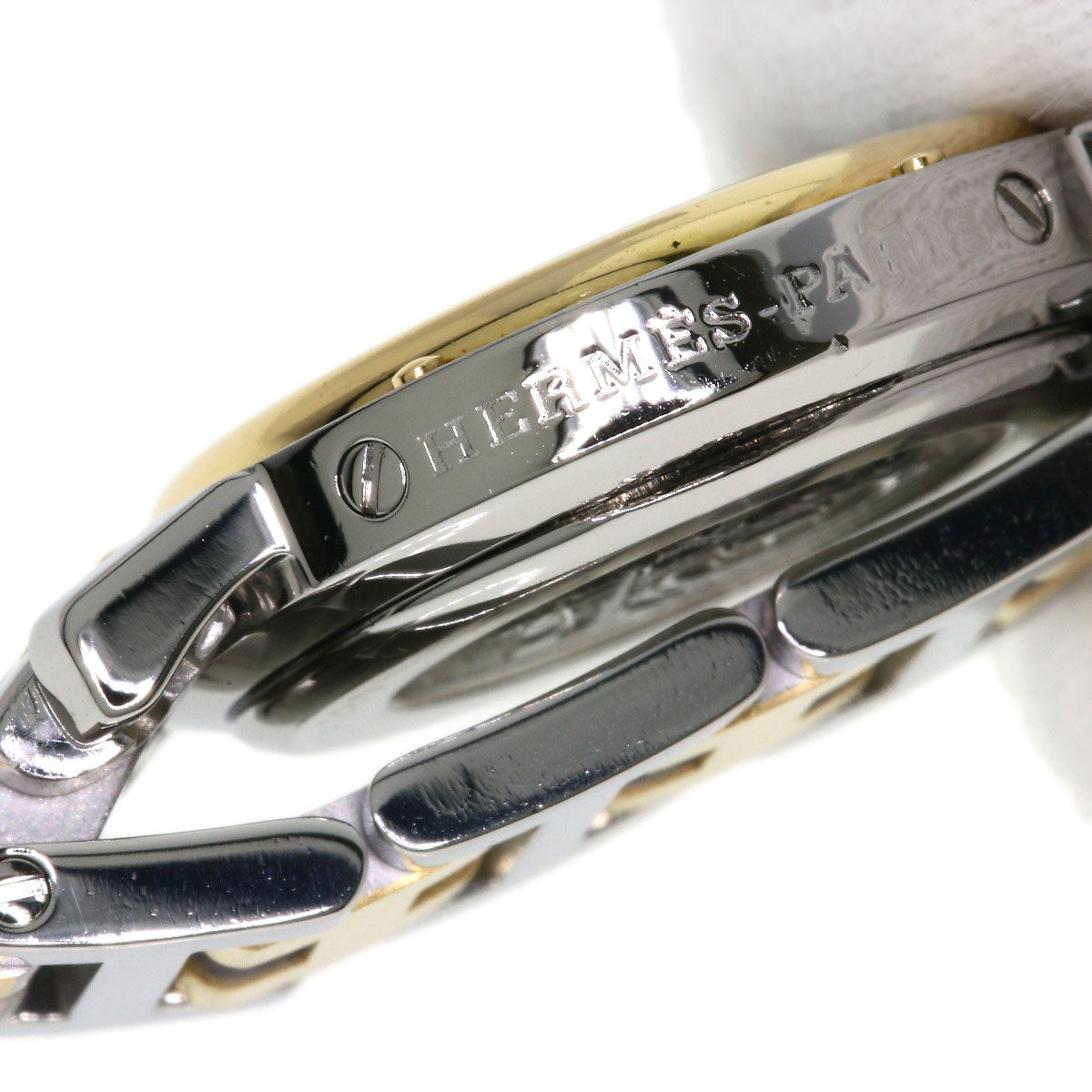 HERMES エルメス CL4.220 クリッパー 腕時計 SS レディース 中古