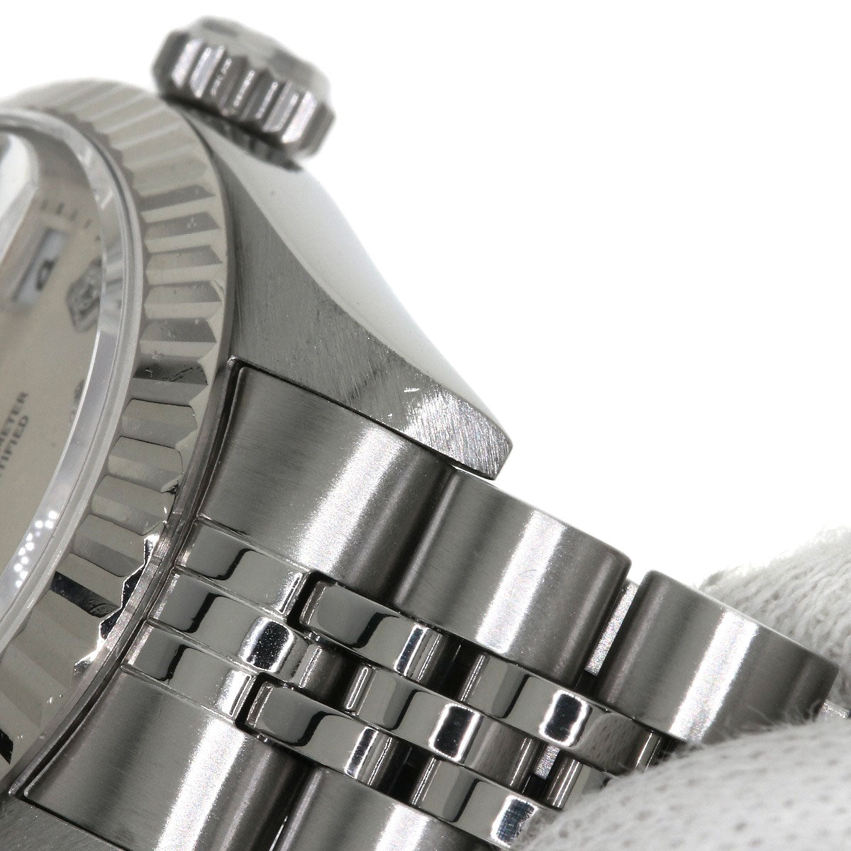 ROLEX ロレックス 69174G デイトジャスト 10P ダイヤモンド 腕時計 SS レディース 中古