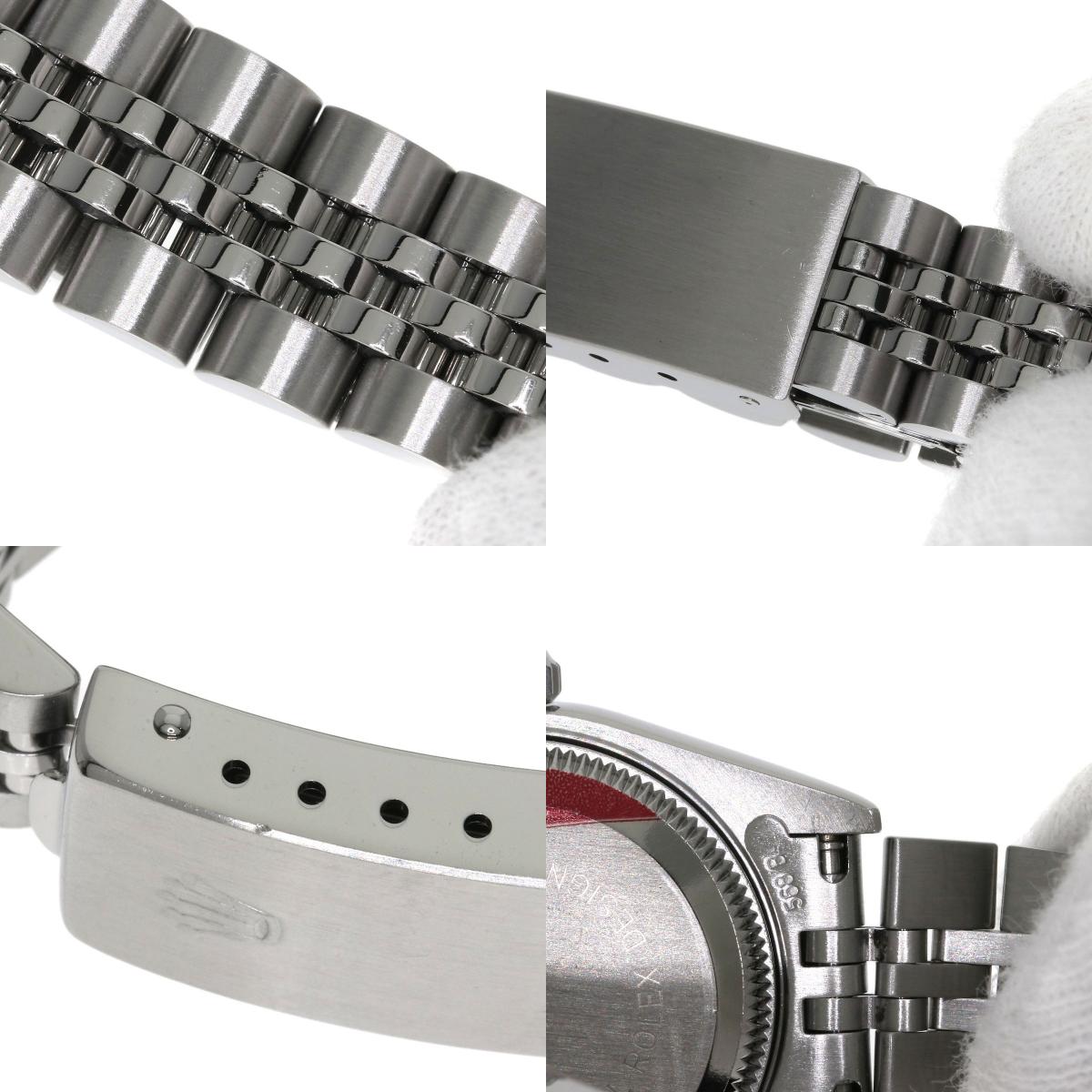 ROLEX ロレックス 69174G デイトジャスト 10P ダイヤモンド 腕時計 SS レディース 中古