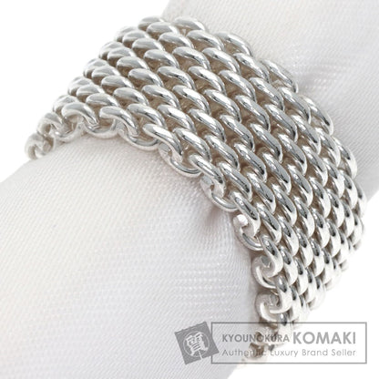 TIFFANY&Co. ティファニー サマセット メッシュ リング・指輪 SV レディース 中古