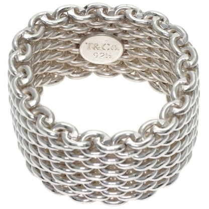 TIFFANY&Co. ティファニー サマセット メッシュ リング・指輪 SV レディース 中古