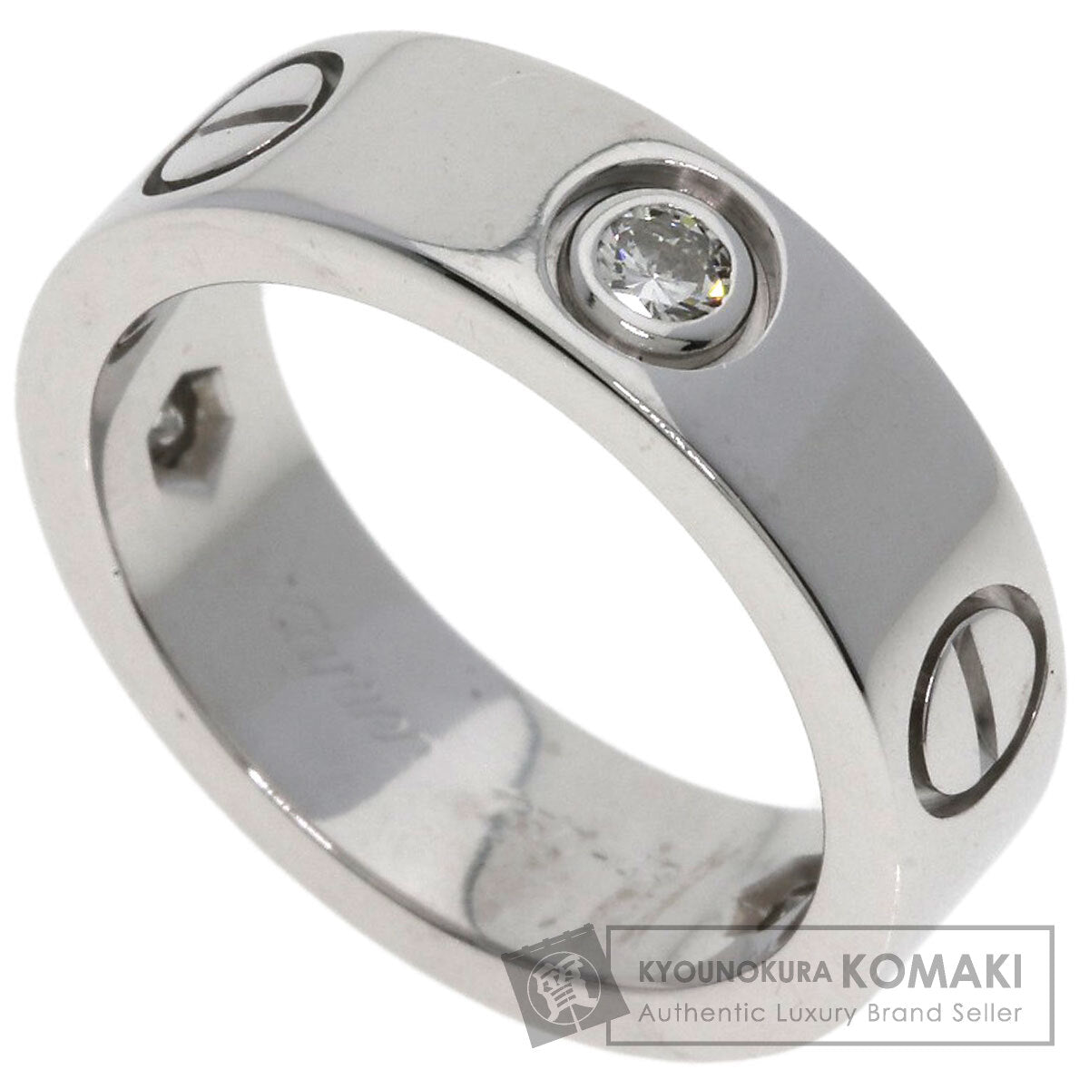 カルティエ ラブリング ハーフ ダイヤモンド #49 リング・指輪 中古 商品画像1