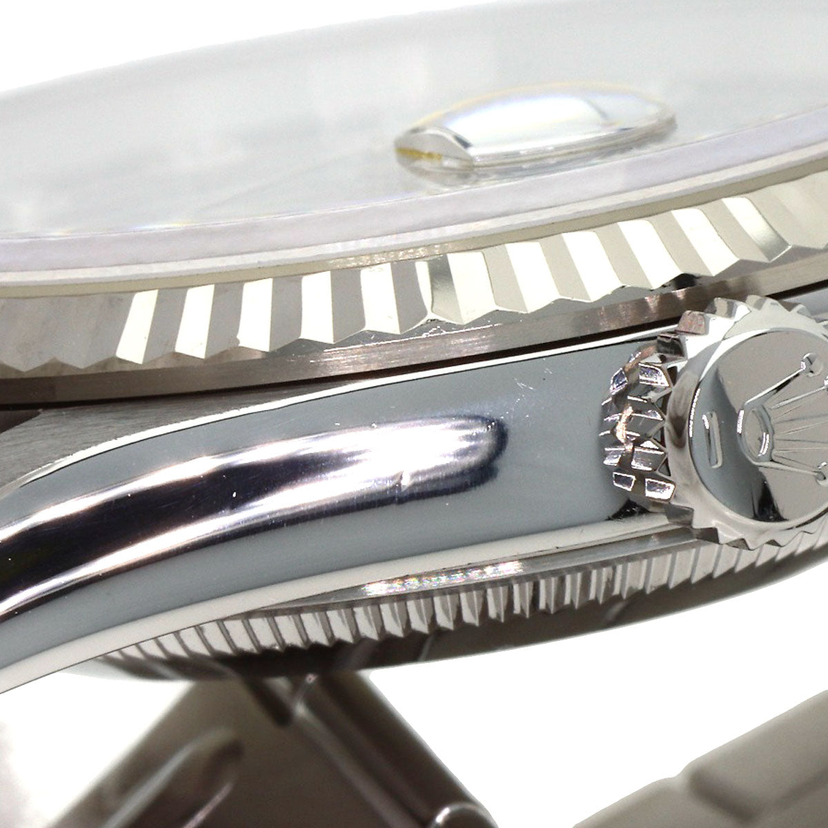ROLEX ロレックス 16234G デイトジャスト 10P ダイヤモンド 腕時計 SS メンズ 中古