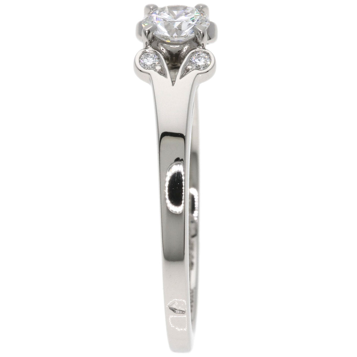 CARTIER カルティエ バレリーナ ソリテール ブリリアントカット ダイヤモンド #50 E-VS1-EX リング・指輪 PT950 レディース 中古