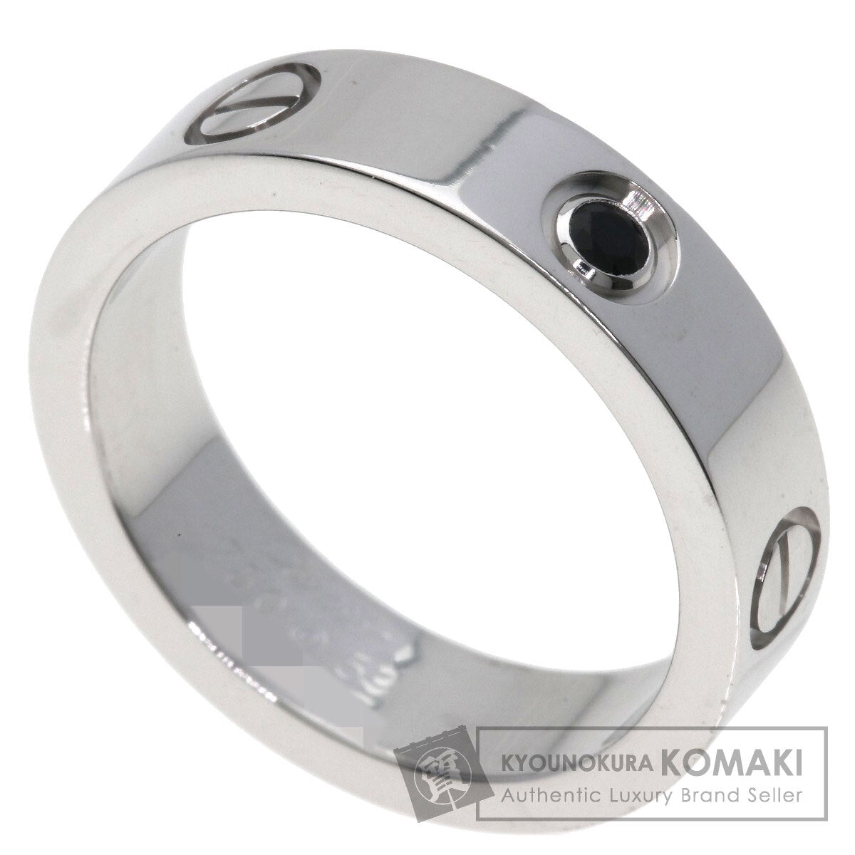 カルティエ ラブリング ブラック サファイア #59 リング・指輪 中古 商品画像1