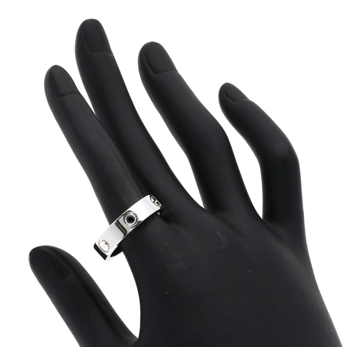 カルティエ ラブリング ブラック サファイア #59 リング・指輪 中古 商品画像7