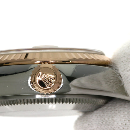 ROLEX ロレックス 179171G デイトジャスト 10P ダイヤモンド 腕時計 SS レディース 中古