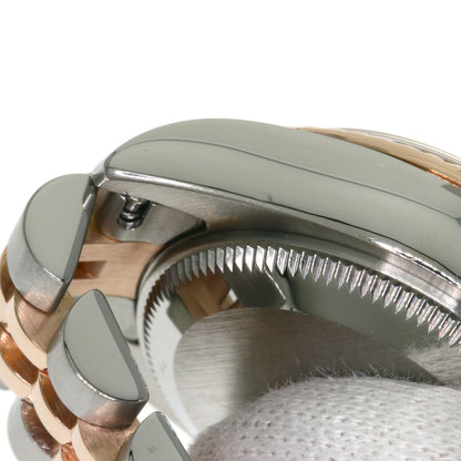 ROLEX ロレックス 179171G デイトジャスト 10P ダイヤモンド 腕時計 SS レディース 中古