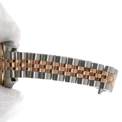 ROLEX ロレックス 179171G デイトジャスト 10P ダイヤモンド 腕時計 SS レディース 中古