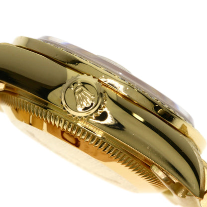 ROLEX ロレックス 69138G デイトジャスト 10P ダイヤモンド 腕時計 K18YG レディース 中古