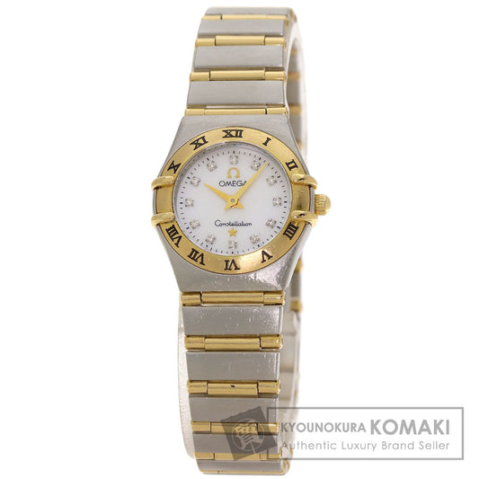 OMEGA オメガ 1262.75 コンステレーション ミニ 12P ダイヤモンド 腕時計 SS レディース 中古