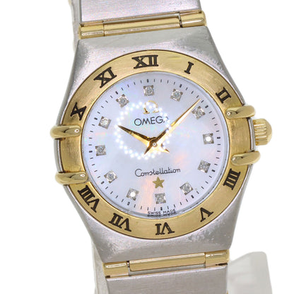 OMEGA オメガ 1262.75 コンステレーション ミニ 12P ダイヤモンド 腕時計 SS レディース 中古