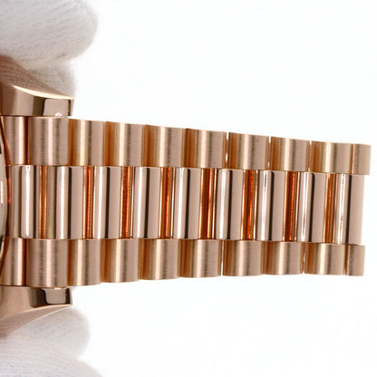 ROLEX ロレックス 228235A デイデイト40 10P ダイヤモンド 腕時計 K18PG メンズ 中古