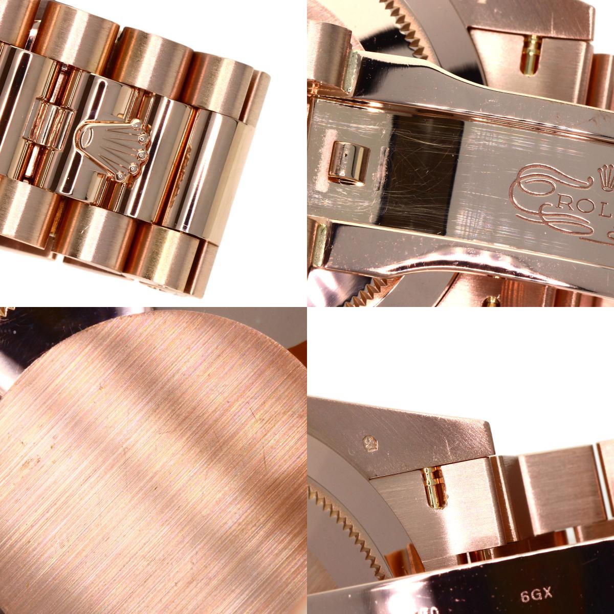 ROLEX ロレックス 228235A デイデイト40 10P ダイヤモンド 腕時計 K18PG メンズ 中古