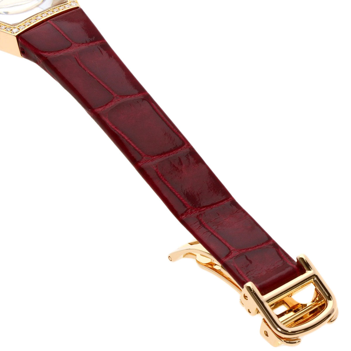 CARTIER カルティエ WE600651 ラドーニャ SM 腕時計 K18PG レディース 中古