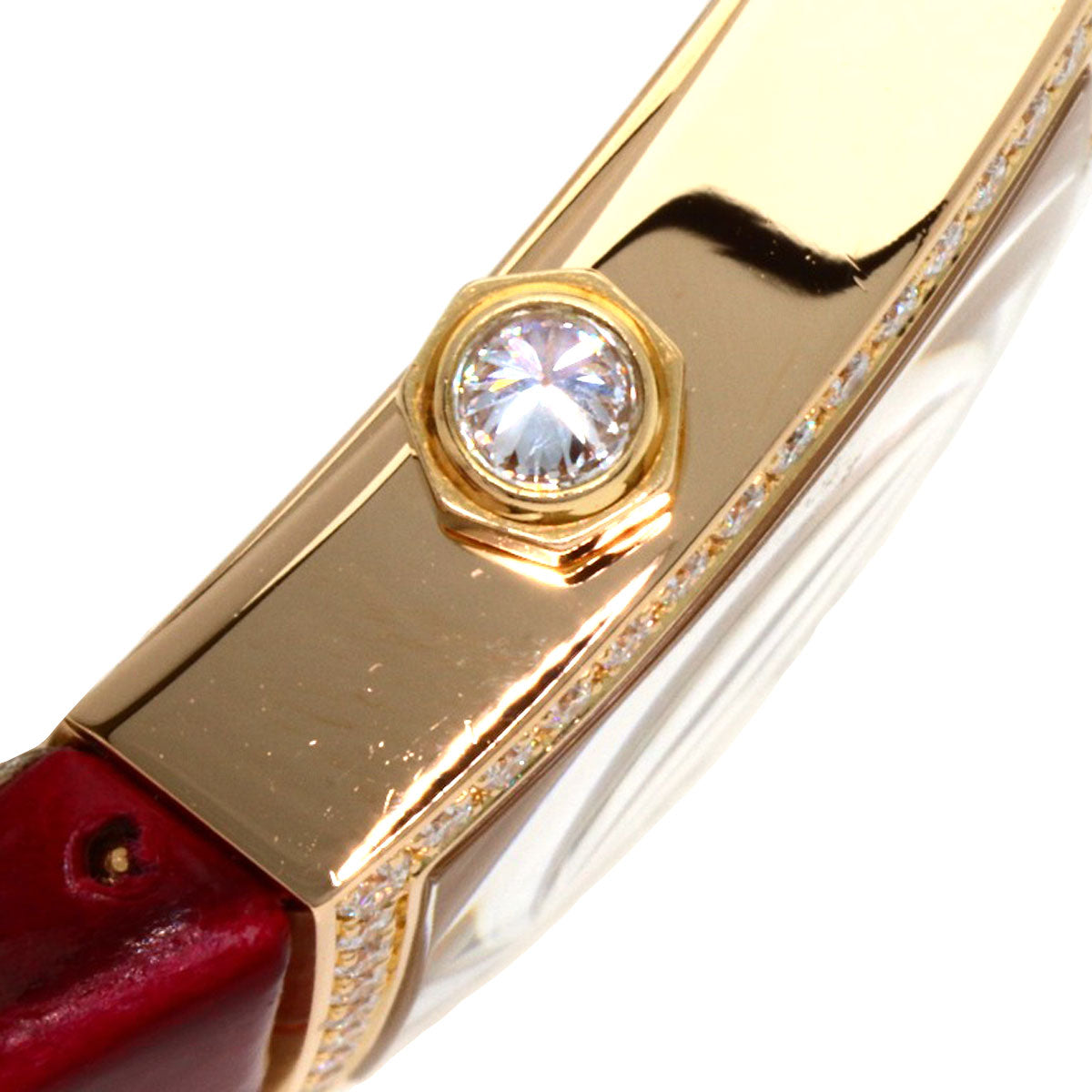 CARTIER カルティエ WE600651 ラドーニャ SM 腕時計 K18PG レディース 中古