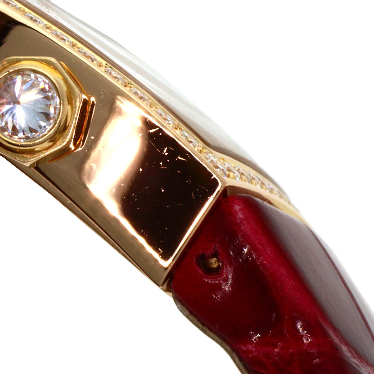 CARTIER カルティエ WE600651 ラドーニャ SM 腕時計 K18PG レディース 中古