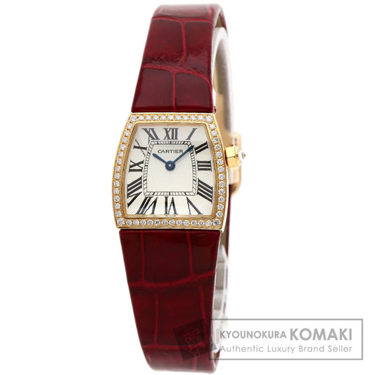 CARTIER カルティエ WE600651 ラドーニャ SM 腕時計 K18PG レディース 中古