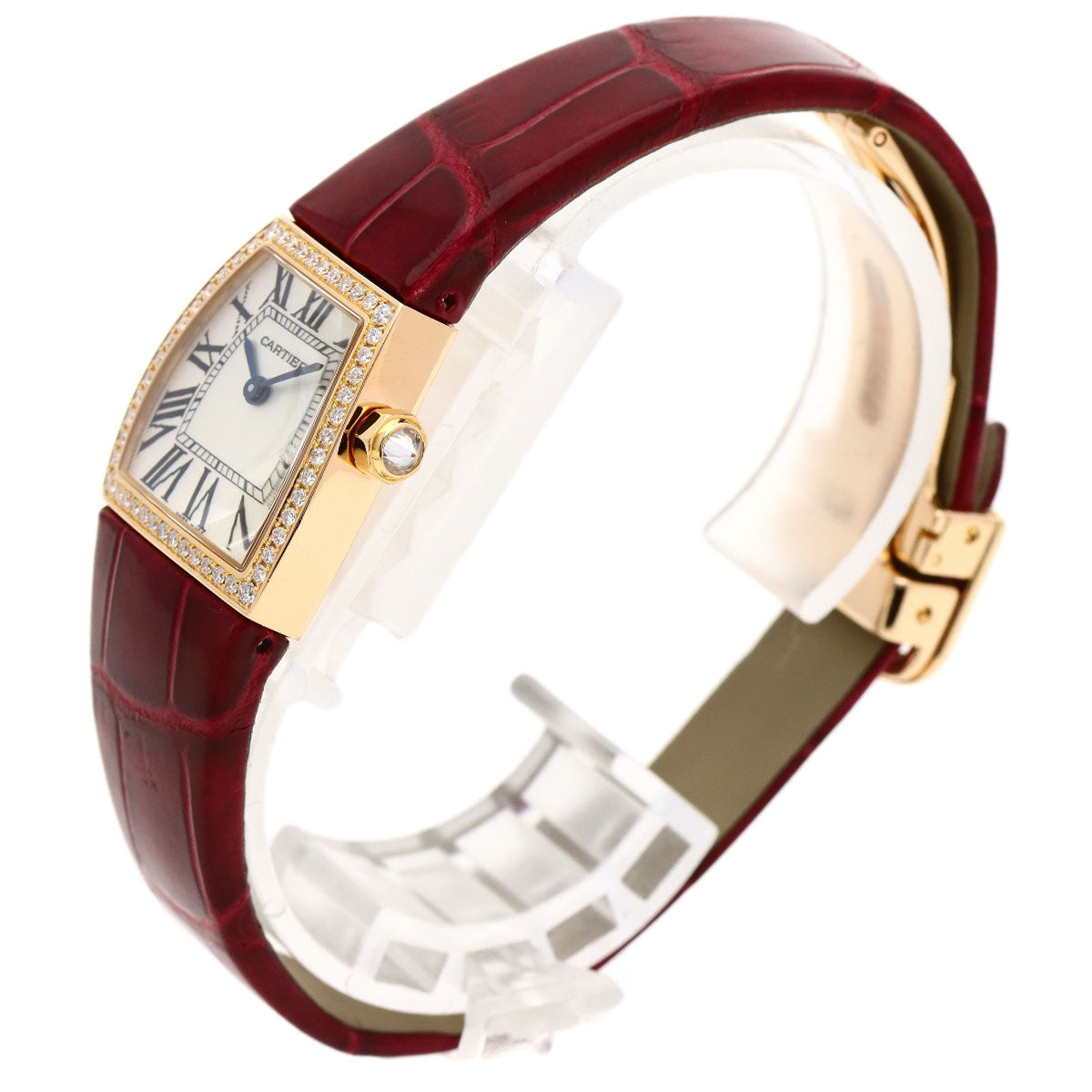 CARTIER カルティエ WE600651 ラドーニャ SM 腕時計 K18PG レディース 中古