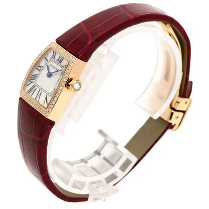 CARTIER カルティエ WE600651 ラドーニャ SM 腕時計 K18PG レディース 中古