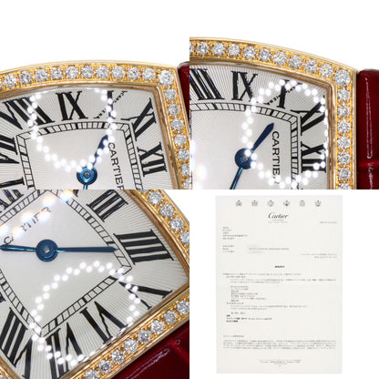 CARTIER カルティエ WE600651 ラドーニャ SM 腕時計 K18PG レディース 中古